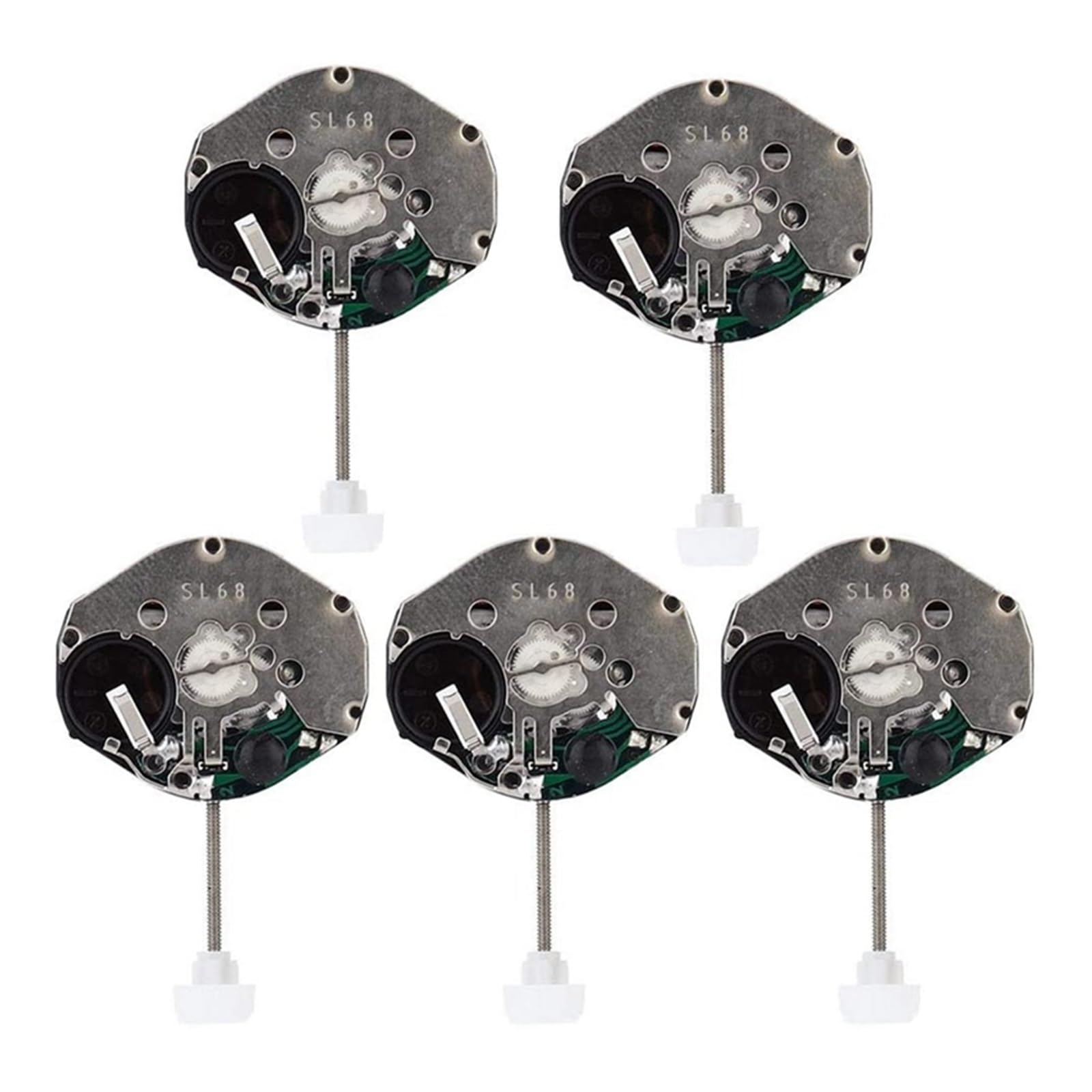 Mecanismo De Reloj, 5 Piezas Sl68, Compatible con Mecanismos De Relojes De Cuarzo, Accesorios para Reparación Y Repuestos.