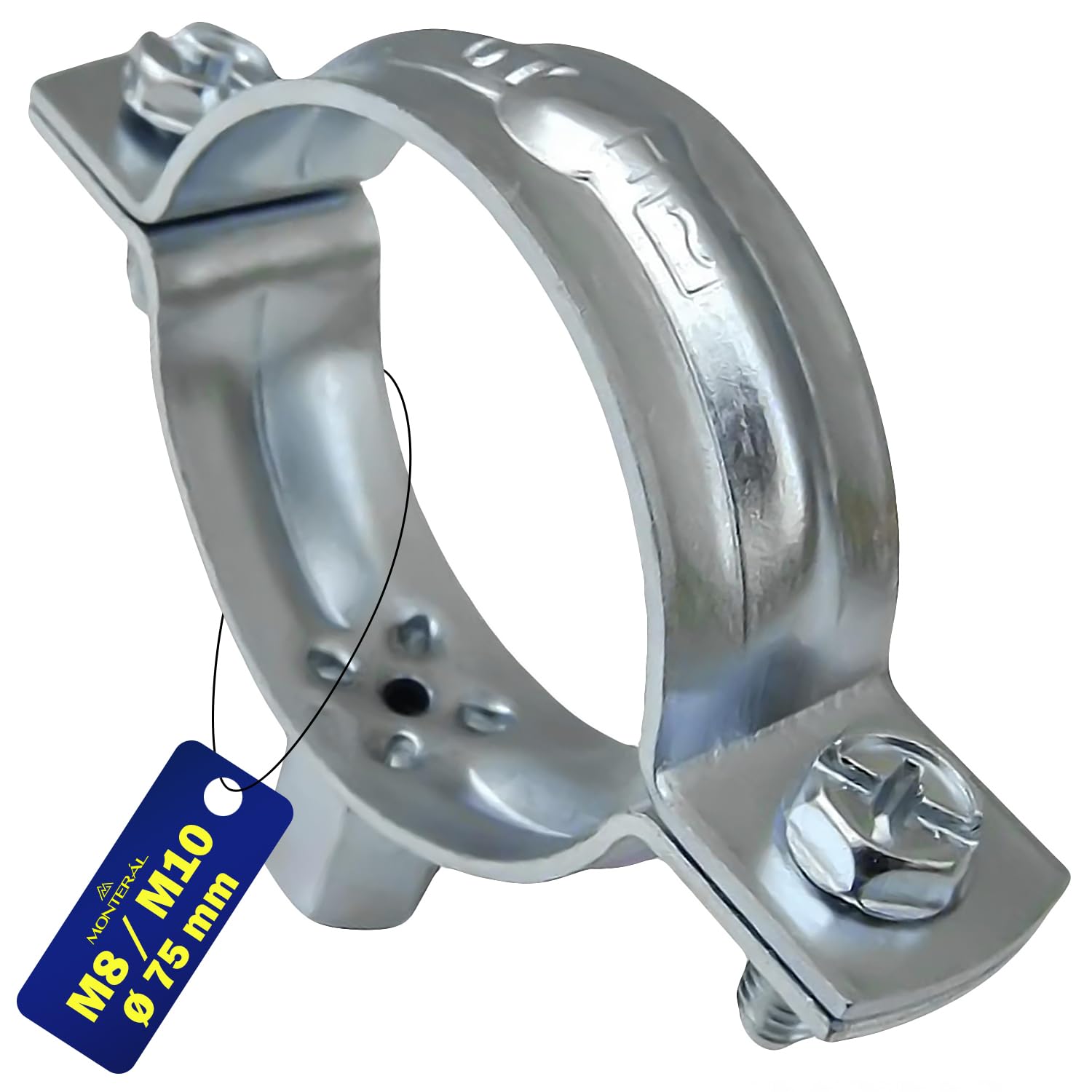 Fascette Stringitubo In Acciaio Inox W4 – Larghezza 9 Mm – Confezione Da 10 – Gamma Serraggio 16-27 Mm E 40x60 Mm – ISO 9001