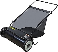 Push Lawn Sweeper with Adjustable Height