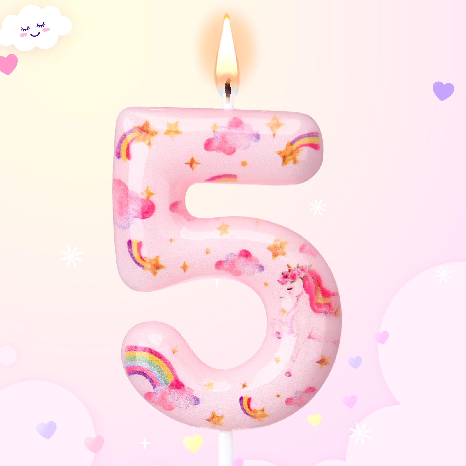 Uncorn Number Cake Topper Prntables | Ranbow Uncorn Cake, Uncorn - View #6