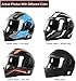 Bluetooth Motorcycle Helmet FreedConn BM22 Full Face Helmet Motorcycle Helmets Dual Visor Helmet with Integrated Intercom System DOT Helmet with Bluetooth 3.0 /500M/FM/Voice Dial/Orange Newlike XL