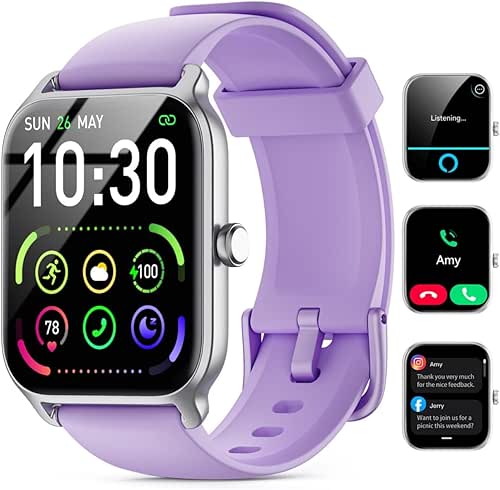 Smart Watches for Women Men, 2025 Smartwatch 1.85''Alexa Fitness Tracker