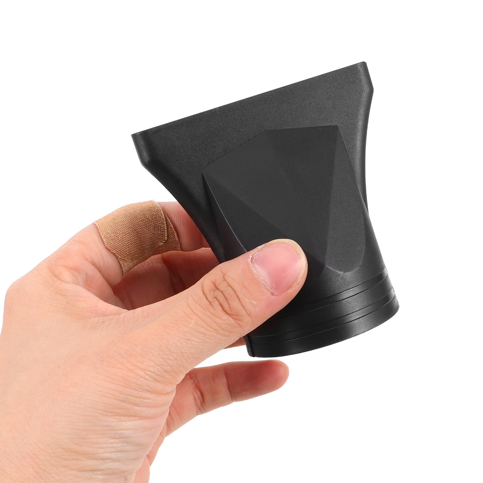 NOLITOY Beccuccio Phon in Plastico Nero 3 Pezzi, Resistente ad Alte Temperature, Accessorio per Asciugacapelli per Casa e Salone