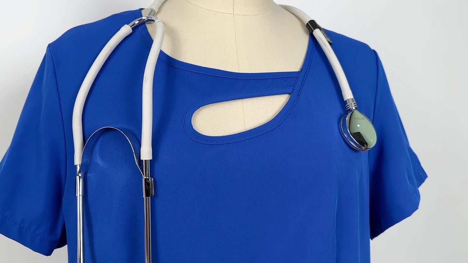 Scrubs for Women set Women's Crew-Neck Top & Jogger Scrub Pants Multiple pockets Obstetrics(Top+Jogger Pants)