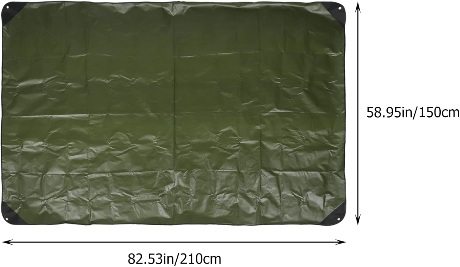 Toddmomy Emergency Blanket Camping Survival Blanket Reflective Windproof First Aid Outdoor Green