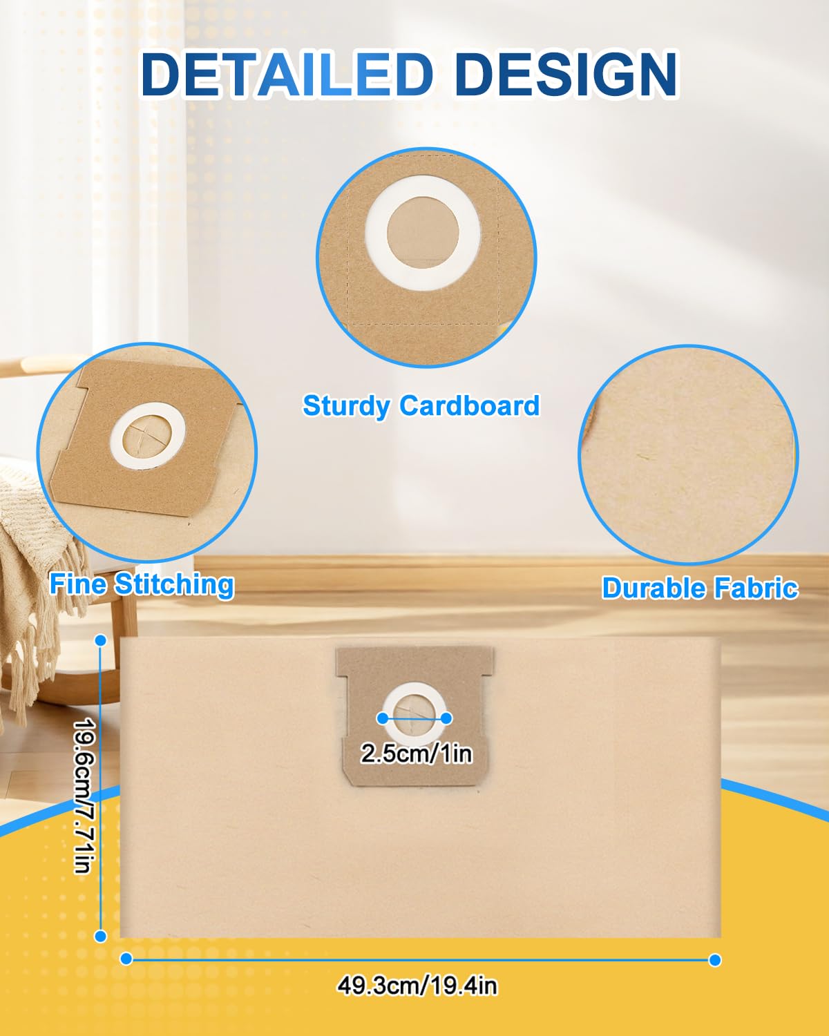 Menalux 2305 P Lot De 5 Sacs En Papier Pour Aspirateurs Rowenta (Import