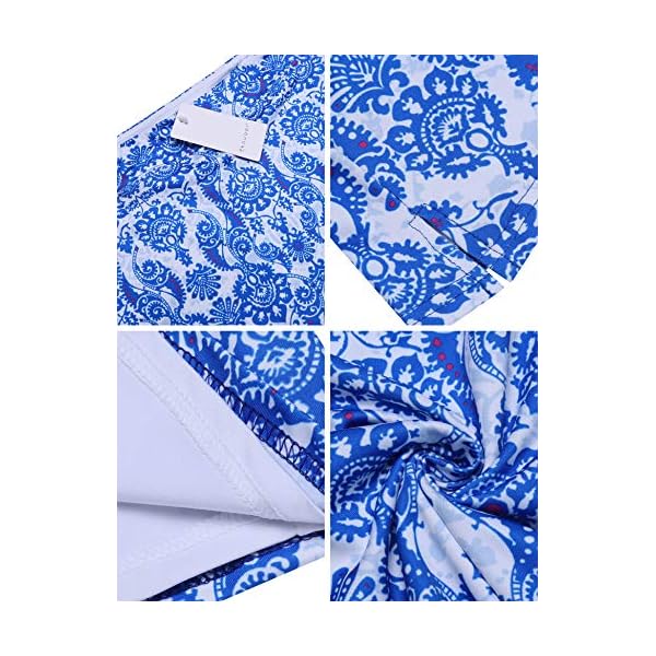 Ekouaer Active Skort for Women Lightweight Sportswear Running Hiking Cycling Riding Skirts (Pattern/S)