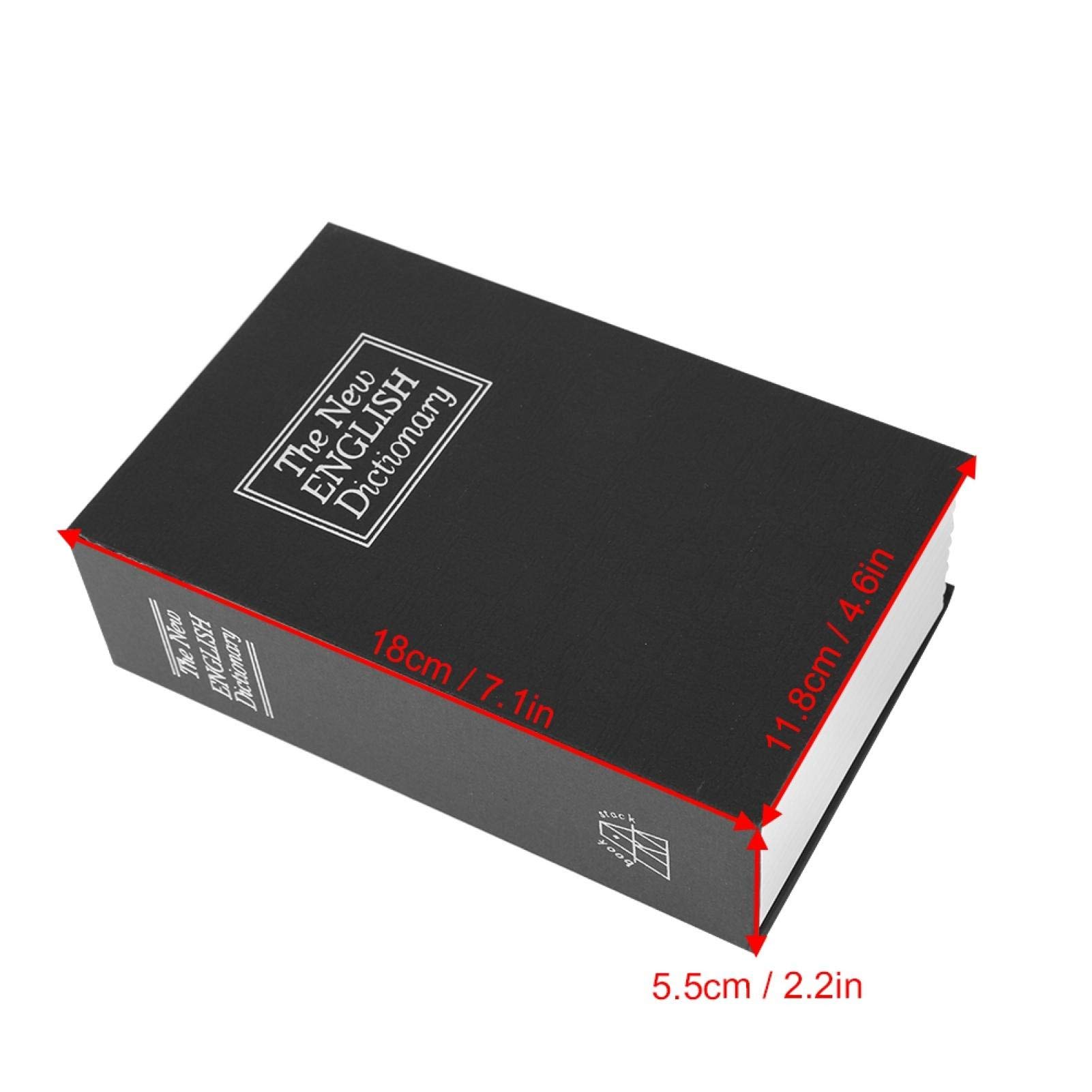 Book Safe Storage Box,Dictionary Secret Safe Can with Security Lock 2 Key,Diversion Secret Safe Can for Cash Money Jewellery Hidden - Image 2