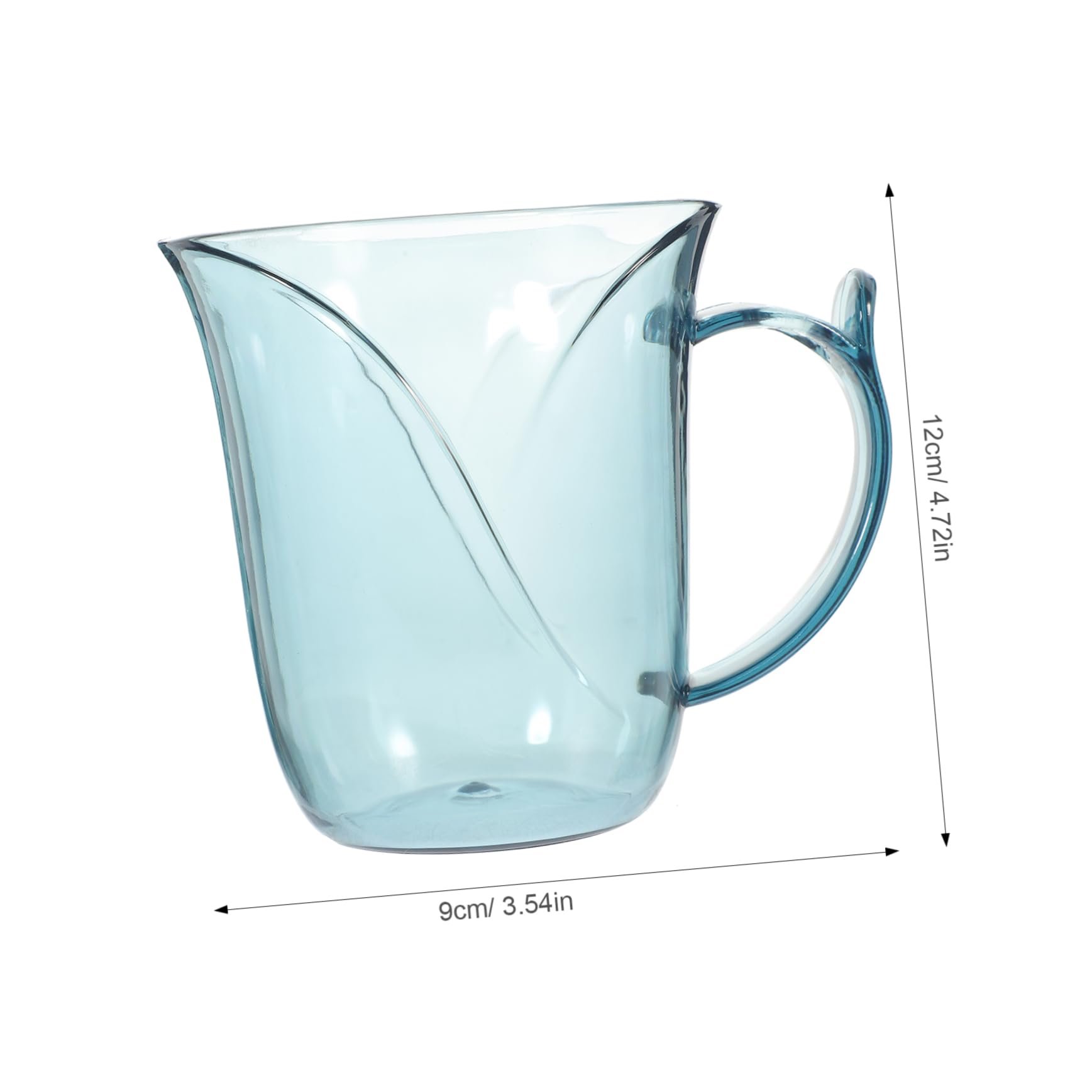 STOBAZA 3pcs Transparent Mouthwash Cups Lightweight Bathroom Tumblers for Toothbrushes for Daily Use Travel and Camping Includes Holders for Easy Storage