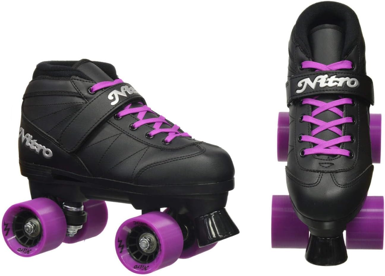 Epic Super Nitro Purple Speed Skates Package