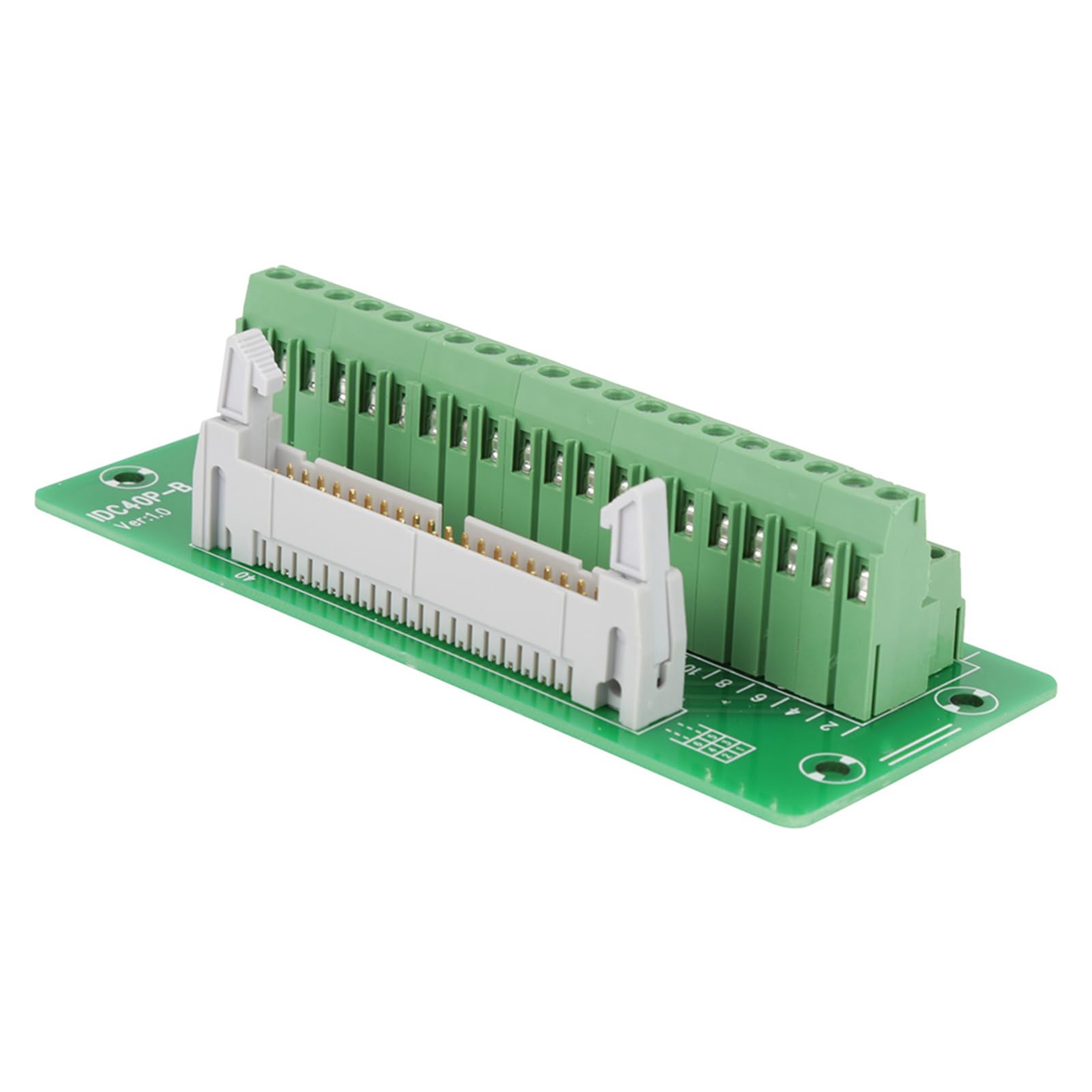 En-tête Mâle IDC 40Pin, Connecteur My2N Carte de Dérivation Connecteur de Bornier Interface Plc avec Support