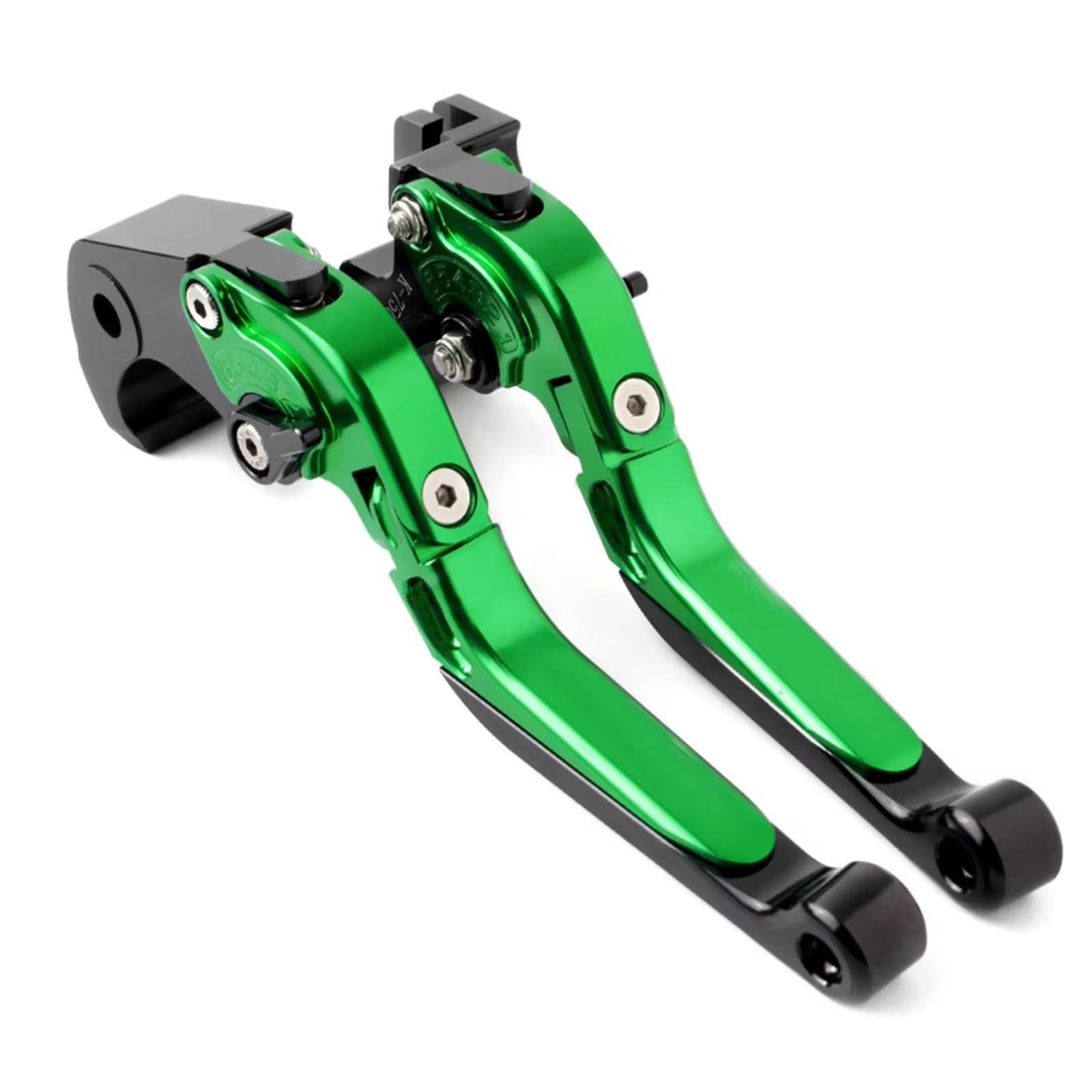 Naojino Brake Clutch Levers for CBR500R for CB500F for CB500X 2013-2021 Motorcycle Accessories CNC Folding Extendable Adjustable Control Handles Brake Clutch Levers(Green)
