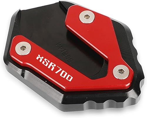 Miniatura 19 de CNC aluminio Motorcycle For Yamaha MT-07 MT Mt07 Moto Cage 2015-2023 Kickstand Foot Side Stand Extension Pad Support (Color : Black MT07)