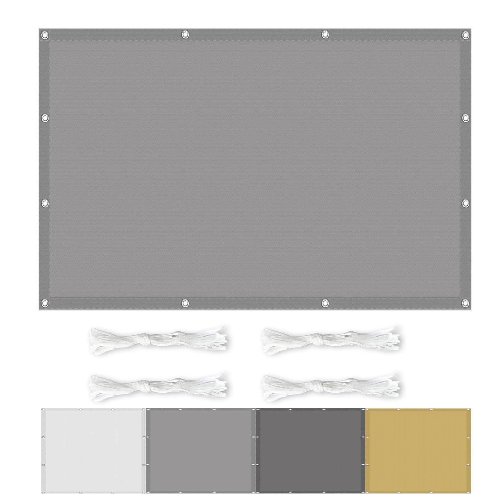 Voile d'ombrage terrasse 2.7x3 m pour manger dehors à l'abri du soleil