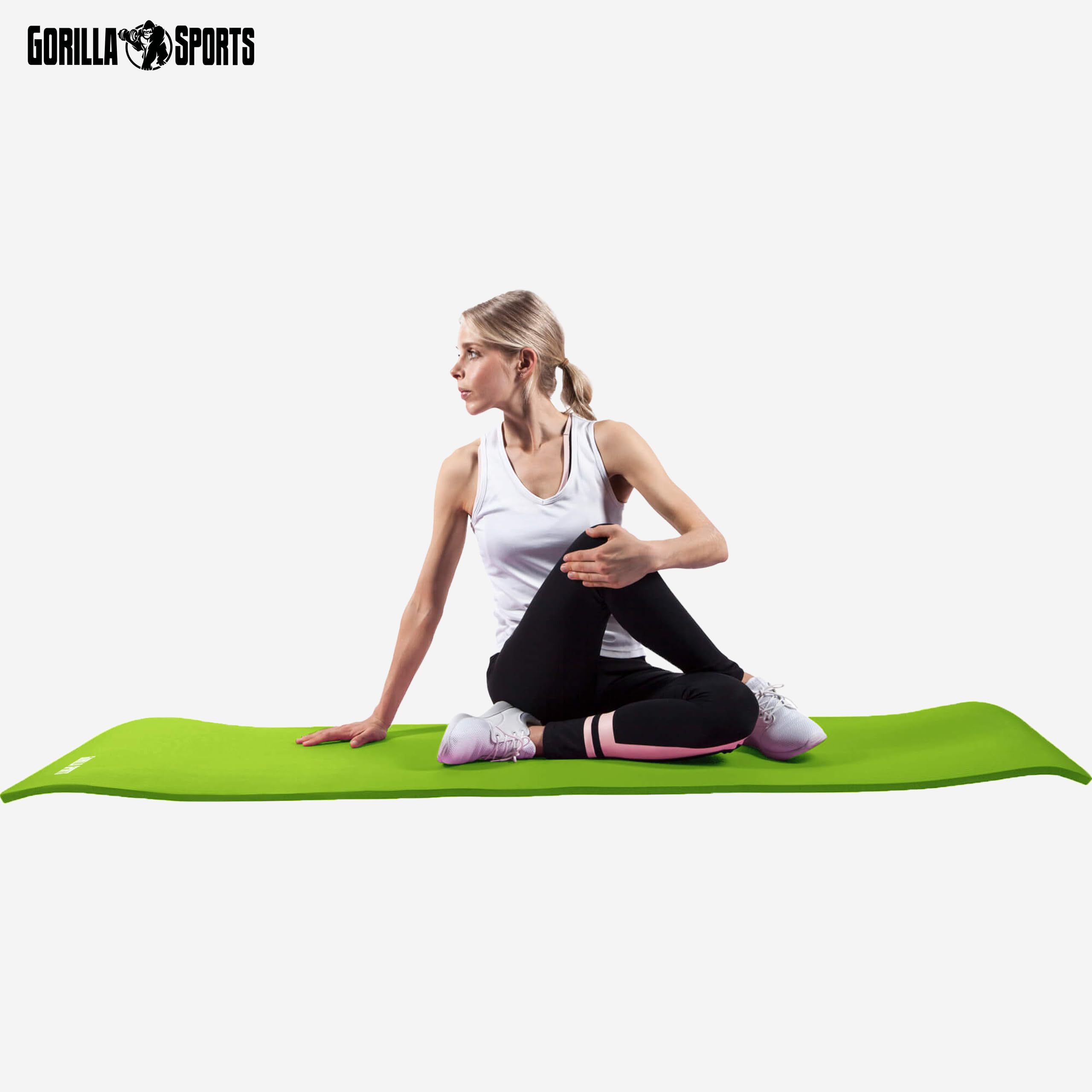 Gorilla Sports Yogamatte in Verschiedenen Farben und Größen - Colchoneta de Yoga