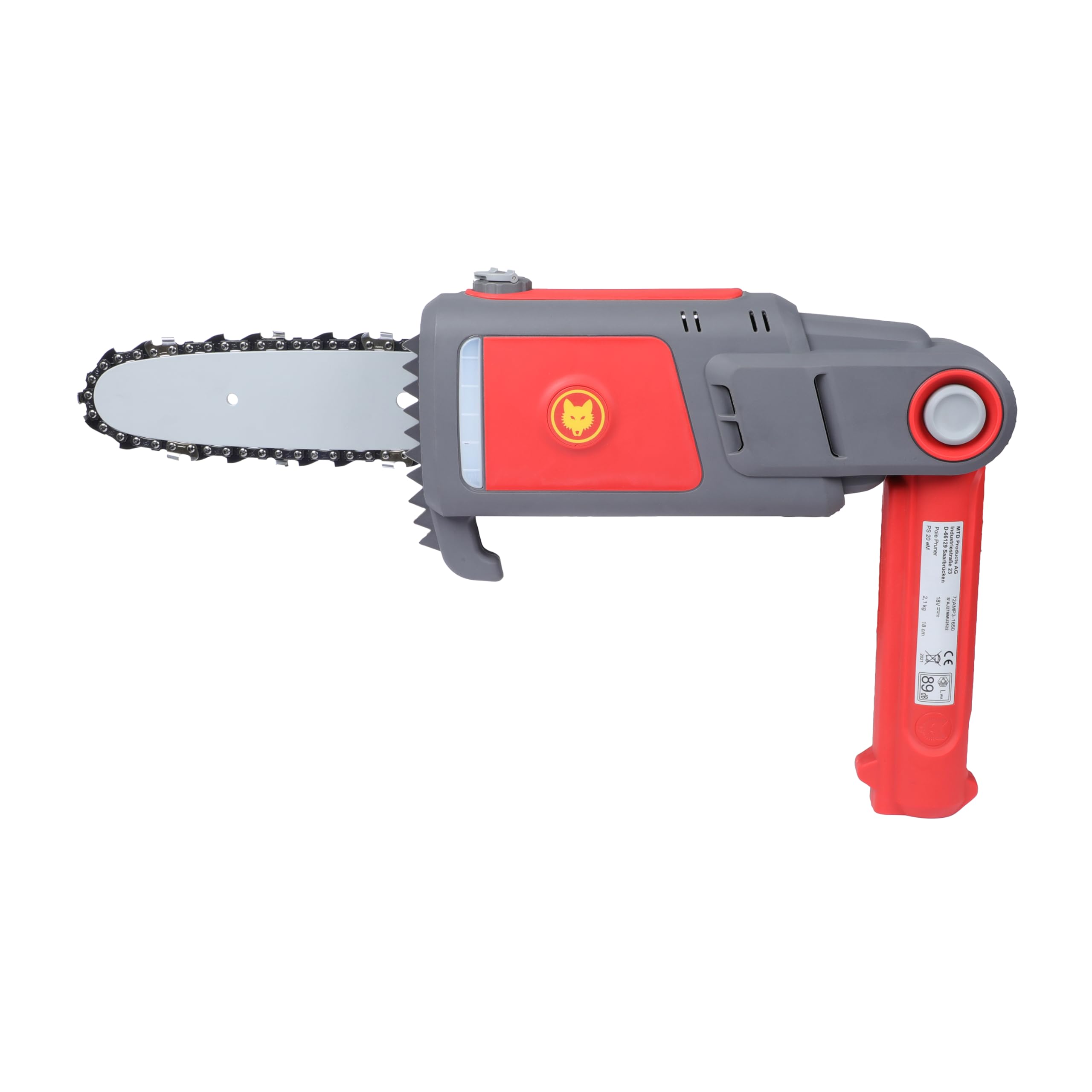 WOLF-Garten 72AMP3-1650; e-Multi-Star PS 20 Em Potatore con Testa di Lavoro Orientabile, Regolazione della Tensione e Cambio della Catena senza Utensili