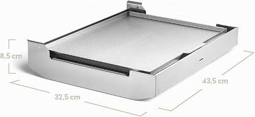 Griglia da Campeggio 2 Bruciatori BURNHARD® 6,4 kW, Sistema FitnFire™, Acciaio Inox, 500°C, Compatta, Leggera, con Multitool, Borsa da Trasporto – JONES Griglia Pieghevole - 4