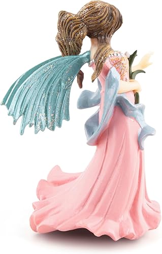 Miniatura 4 de Papo -Pintado a mano - Figurilla El Mundo Encantado -Elfo rosa con lirio -38814 - Coleccionable - para Niños - Adecuado para Niños y Niñas - a