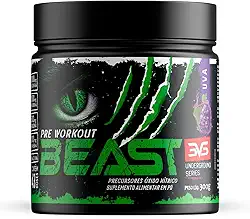 3VS Nutrition Pré-Treino Beast 300g Sabor Uva