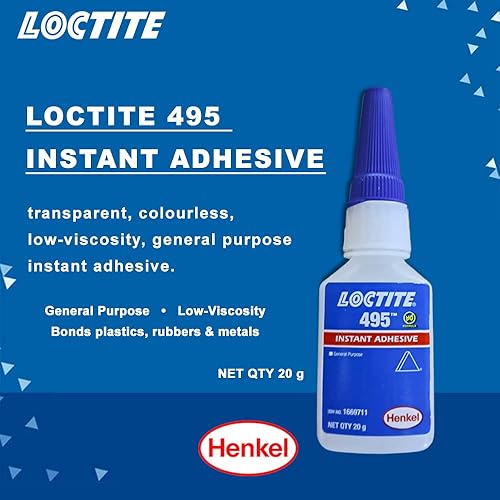 Miniatura 2 de Loctite Genuino Henkel 495 - Super Glue - Adhesivo instantáneo - Uso general - 0.71 oz