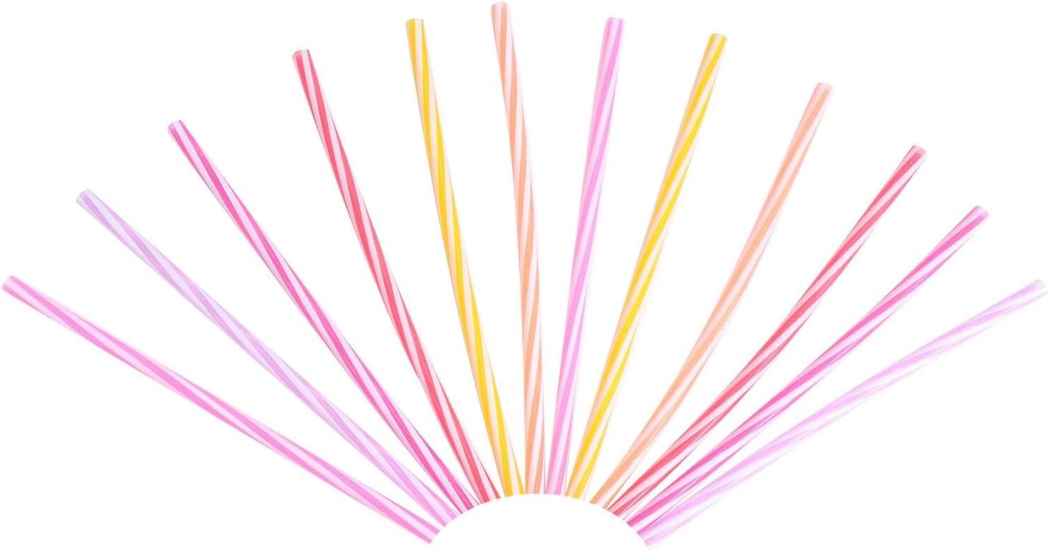 12pcs Colorful Folding Silicone Straws Leak-proof Reusable Coffee and Beverage Straws for Travel and Household Use Random Color