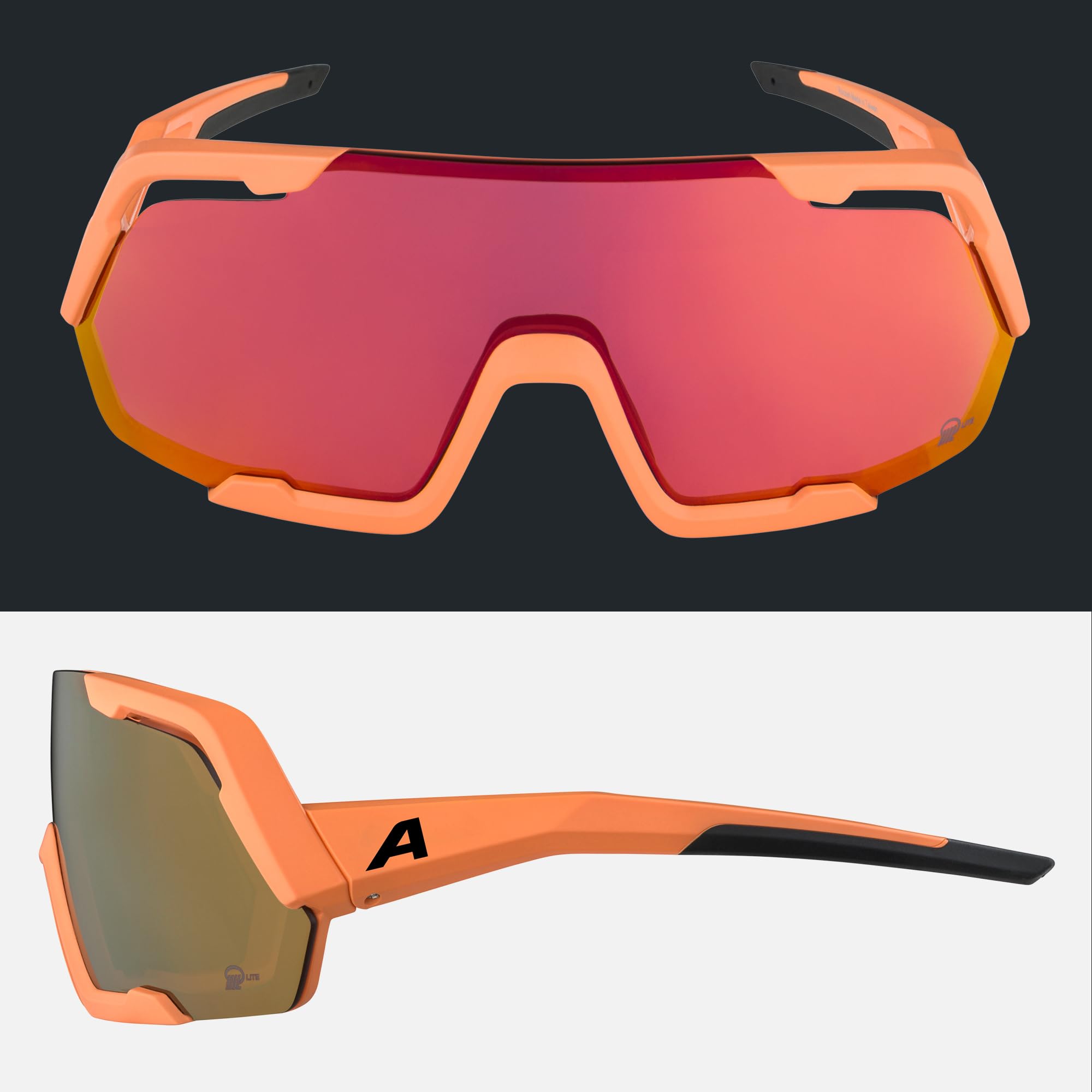 ALPINA ROCKET V - Selbsttönende, Bruchfeste & Beschlagfreie Sport- & Fahrradbrille Mit 100% UV-Schutz Für Erwachsene