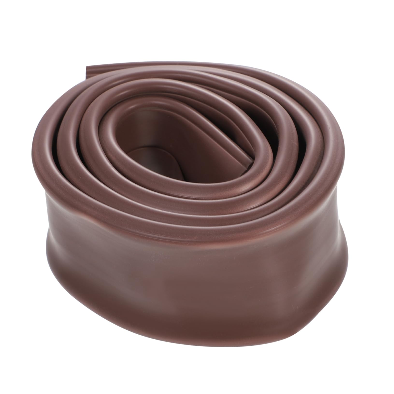 Happyyami Under Door Draft Stopper Strip Flexible Door Sealing Strip for Cold Weather Noise Reduction Rubber Blocker for Front Doors Easy Cut to Brown