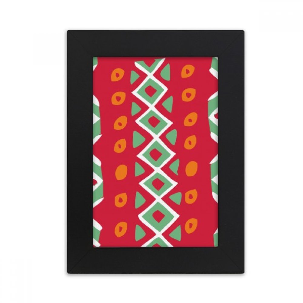 Cadre photo noir Mexique Totem 5x7 pouces pour bureau par DIYthinker