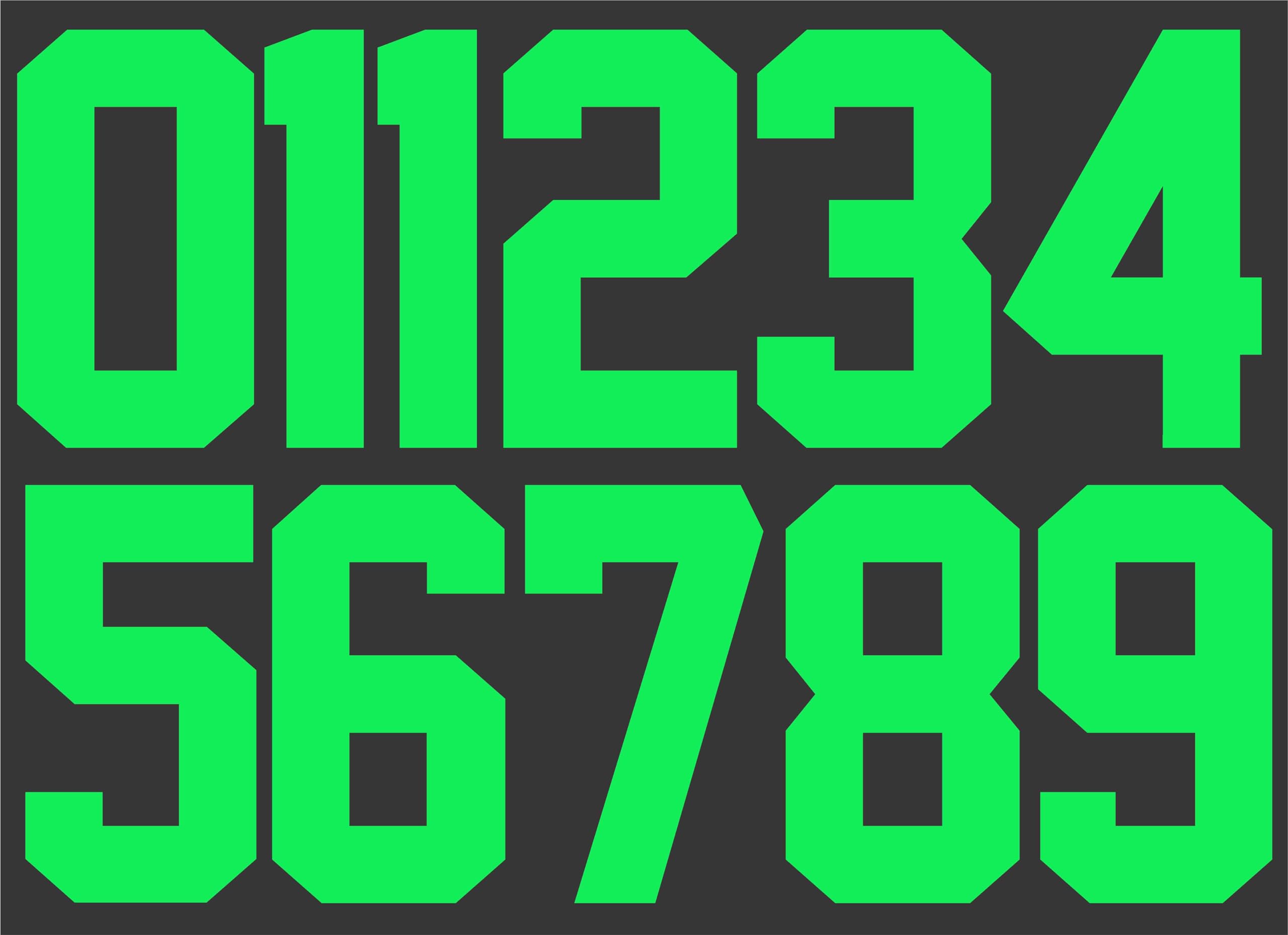 T8 Numbers Amazon.com: Numbers Kit(0-9),8