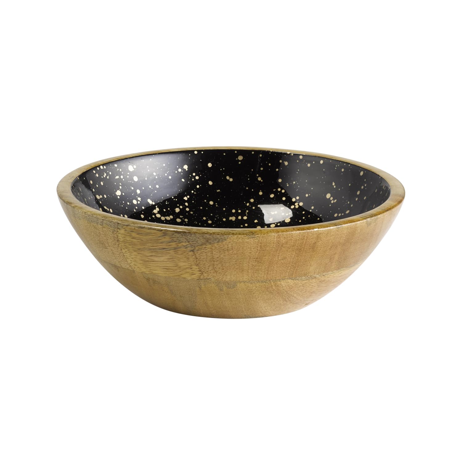 APS 1053 Bowl MANGO, mango wood, epoxy resin coating inside, 24 cm, 1.1 litres, fruit bowl, salad bowl, bowl