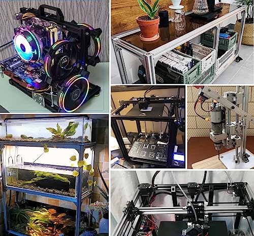 100 Stück Nutensteine M6 Nut 8 Aluprofil 30x30 Zubehör, T Nutenstein, Kohlenstoffstahl Vernickelt