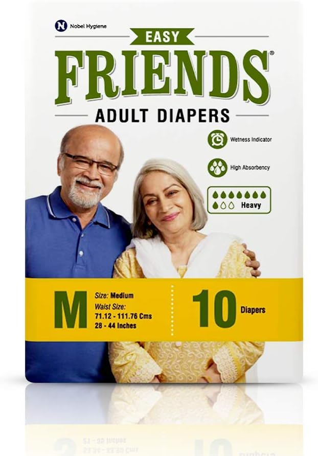 Friends Adult Diaper (Easy) (10 Count) Medium