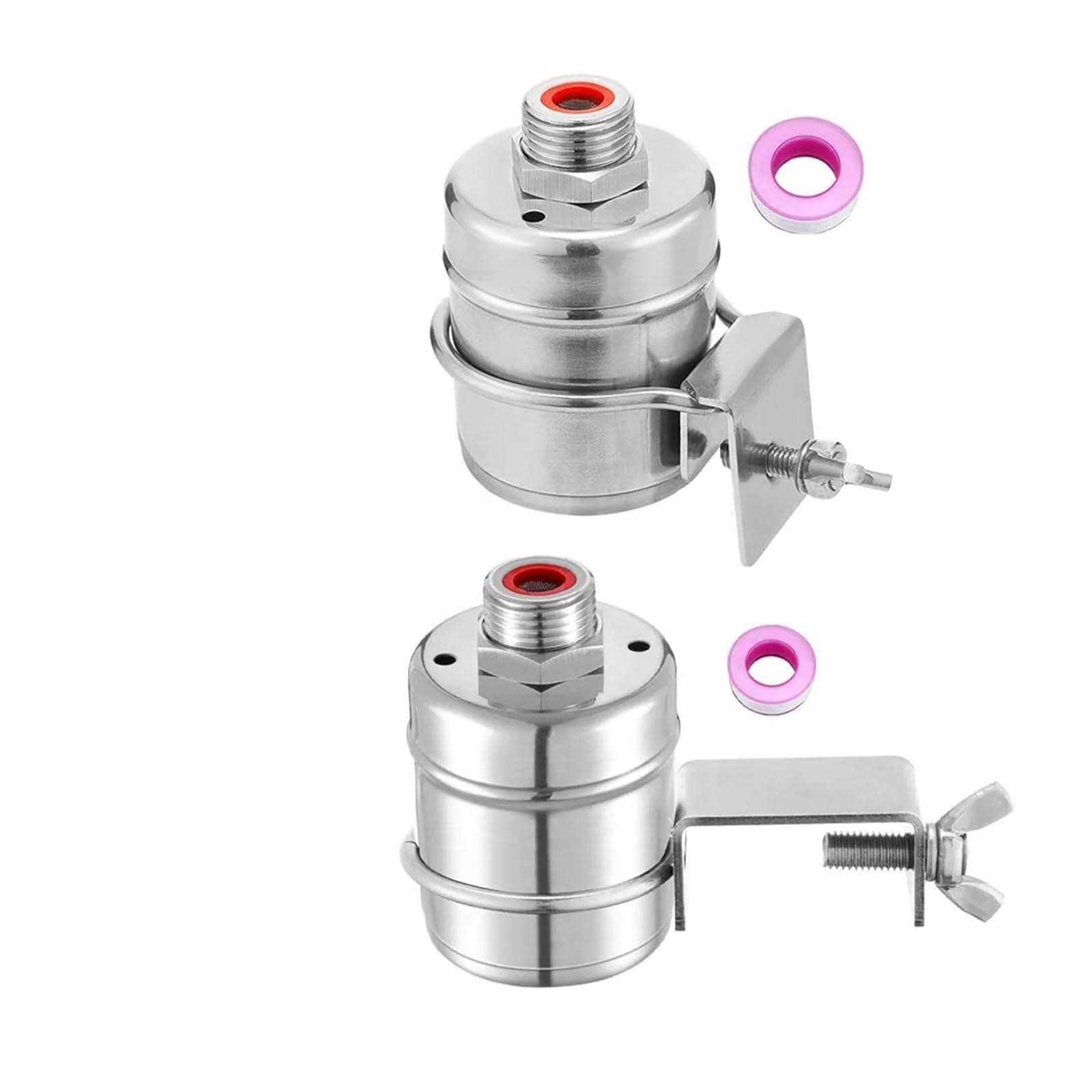 Water Level Controller Stainless Steel Float Ball Valve for Tanks and Towers with G1/2 Inch Inlet(DN15 Narrow Clip)