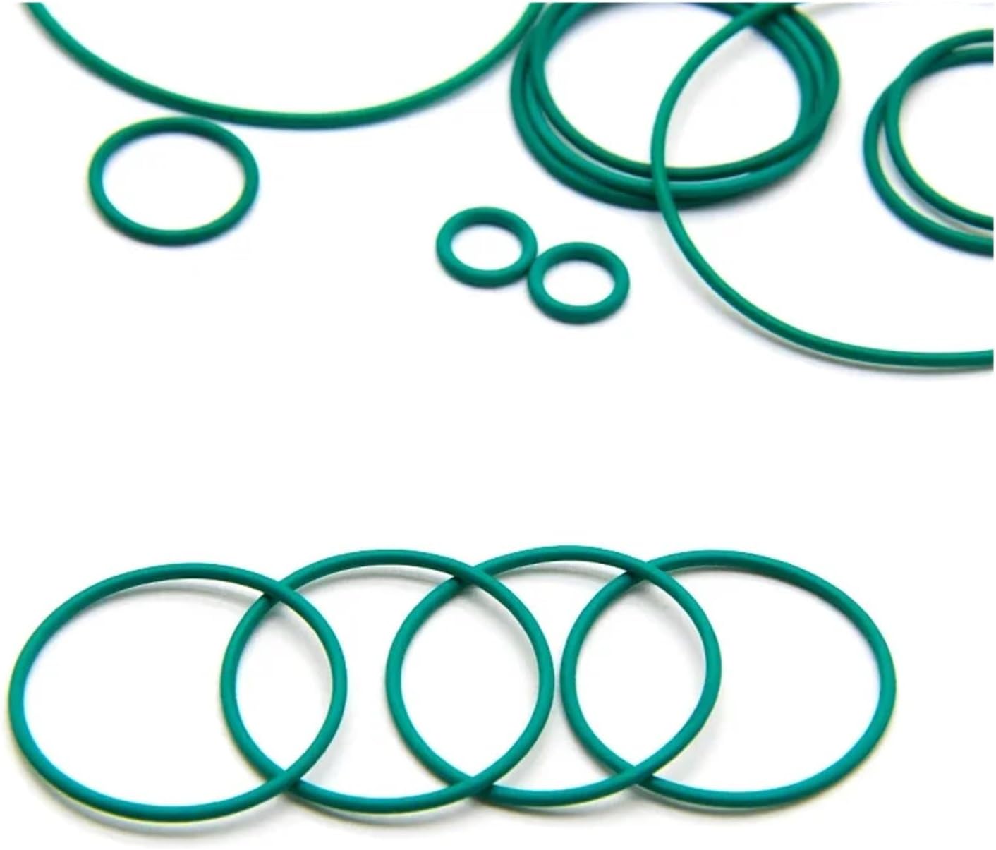 10/50pcs FKM O Ring Sealing Gasket CS 1mm OD 4~30mm Insulation Oil Resistant Fluorine Rubber(50pcs,OD 22mm ID 20mm)