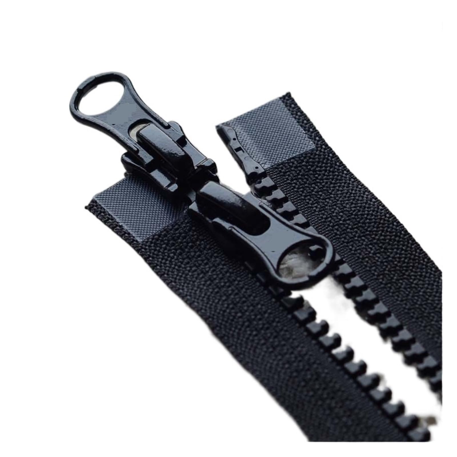cerniere, cerniera di ricambio Two Way Zip，Zip for Jacket，Heavy Duty Zip，Two Way Zip ，2pcs Zipper Black Coffee Blue Off White Red Green Double Open Two-Way Fasteners Sewing Accessories(As photo06,70CM
