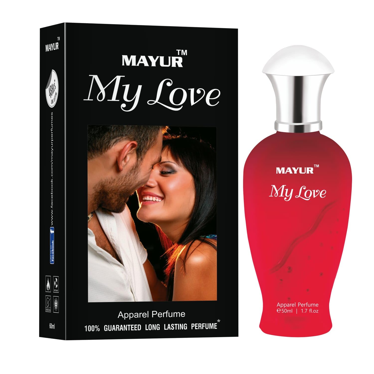 Perfume 50ml | Long Lasting Eau de Parfum for Men & Women | Romantic, Sensual & Fresh Apparel Fragrance | Ideal Gift Idea, Everyday & Casuall Wear (My Love Black)-image-37