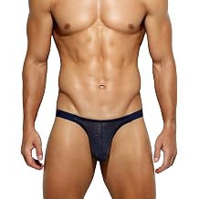 Casey Kevin Mens Sexy Breathable Mesh G-Strings Thong Bulge Pouch Tagless Underwear