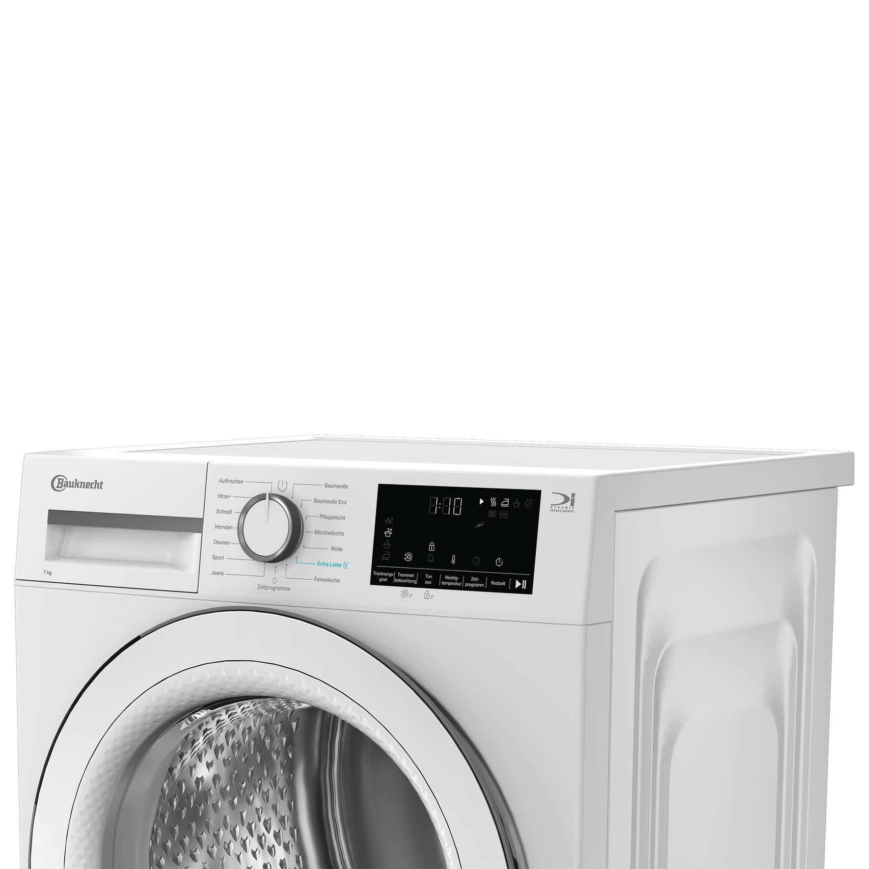 Bauknecht BT 7RC WW Wärmepumpentrockner /7 kg/EEK C/Precision Dry - Intelligentes Trocknen/Slim Wäschetrockner, weiss