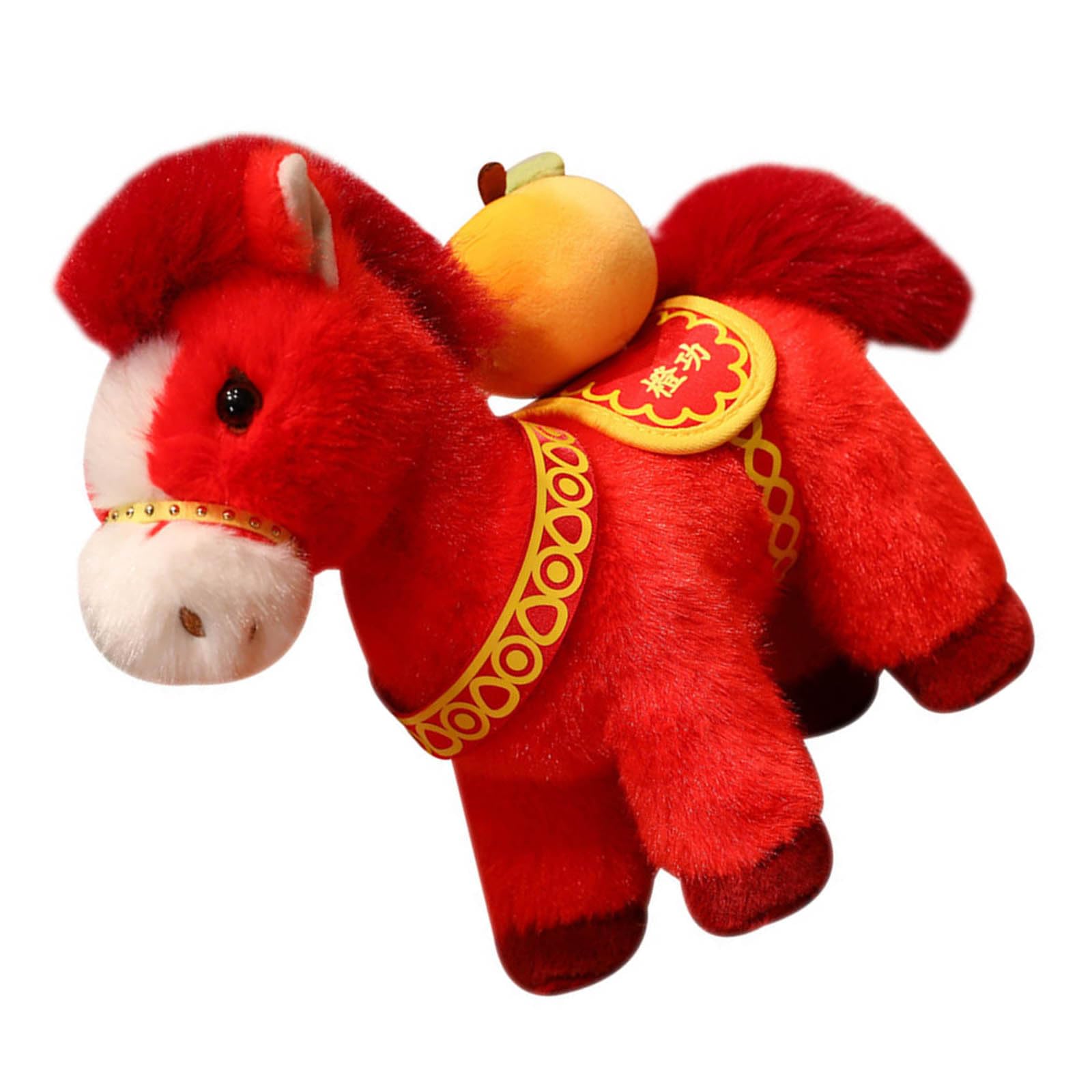 Cheval en peluche du Nouvel An chinois en coton pour décoration de maison - 8