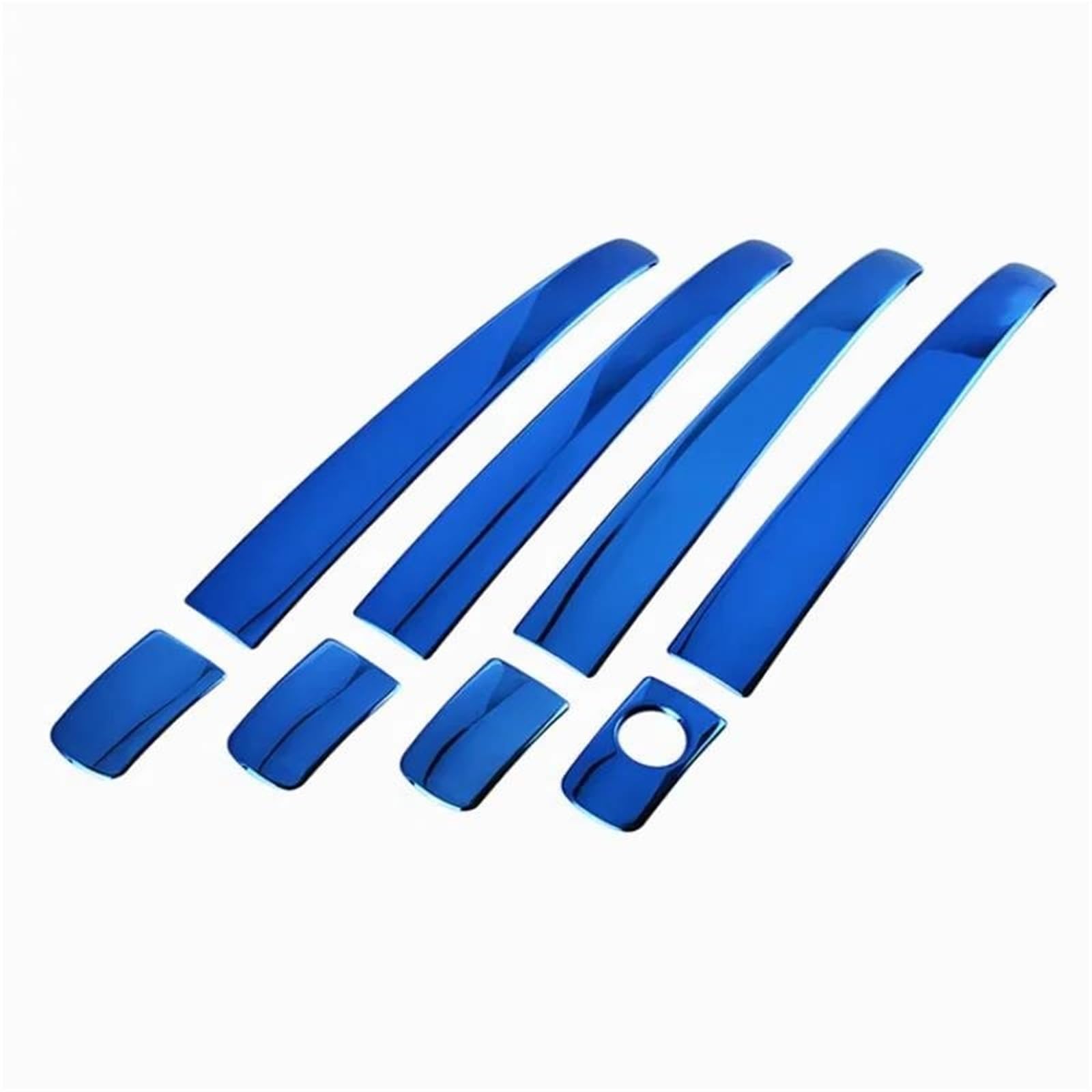 PIWINE Handle Sticker for Opel for Insignia 2008-2016 for Vauxhall for Holden Stainless Steel Car Door Handle Cover Trim Set Styling(Blu)
