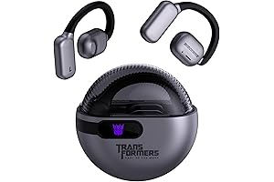 Auriculares de Transformers Inalámbricos con Micrófono, Cancelación de Ruido, 30 Horas de...