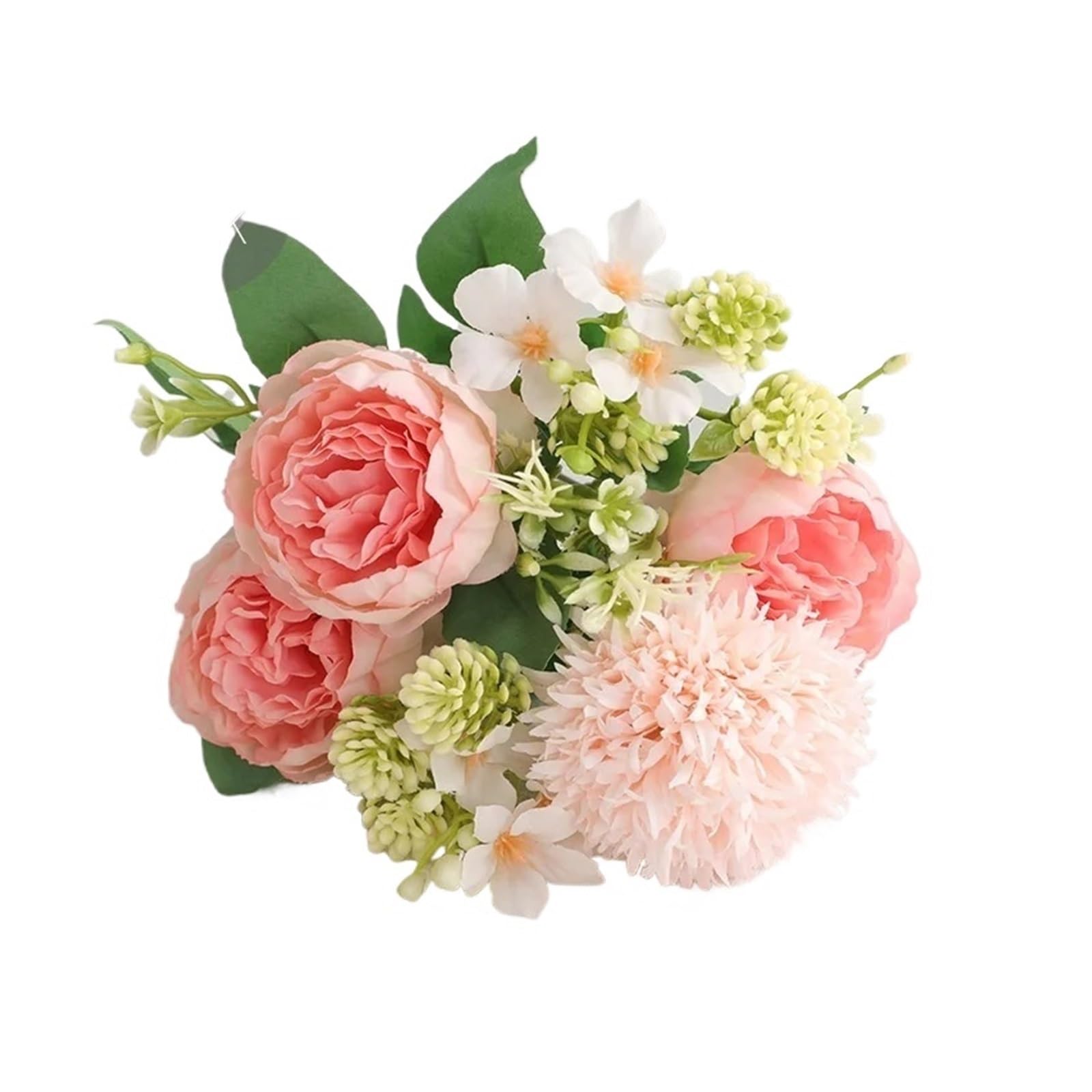 HamPaesk 1PC Artificial Flowers Home Decor Accessories Silk Wedding Decorations Bouquet Fake Plants(Pink)