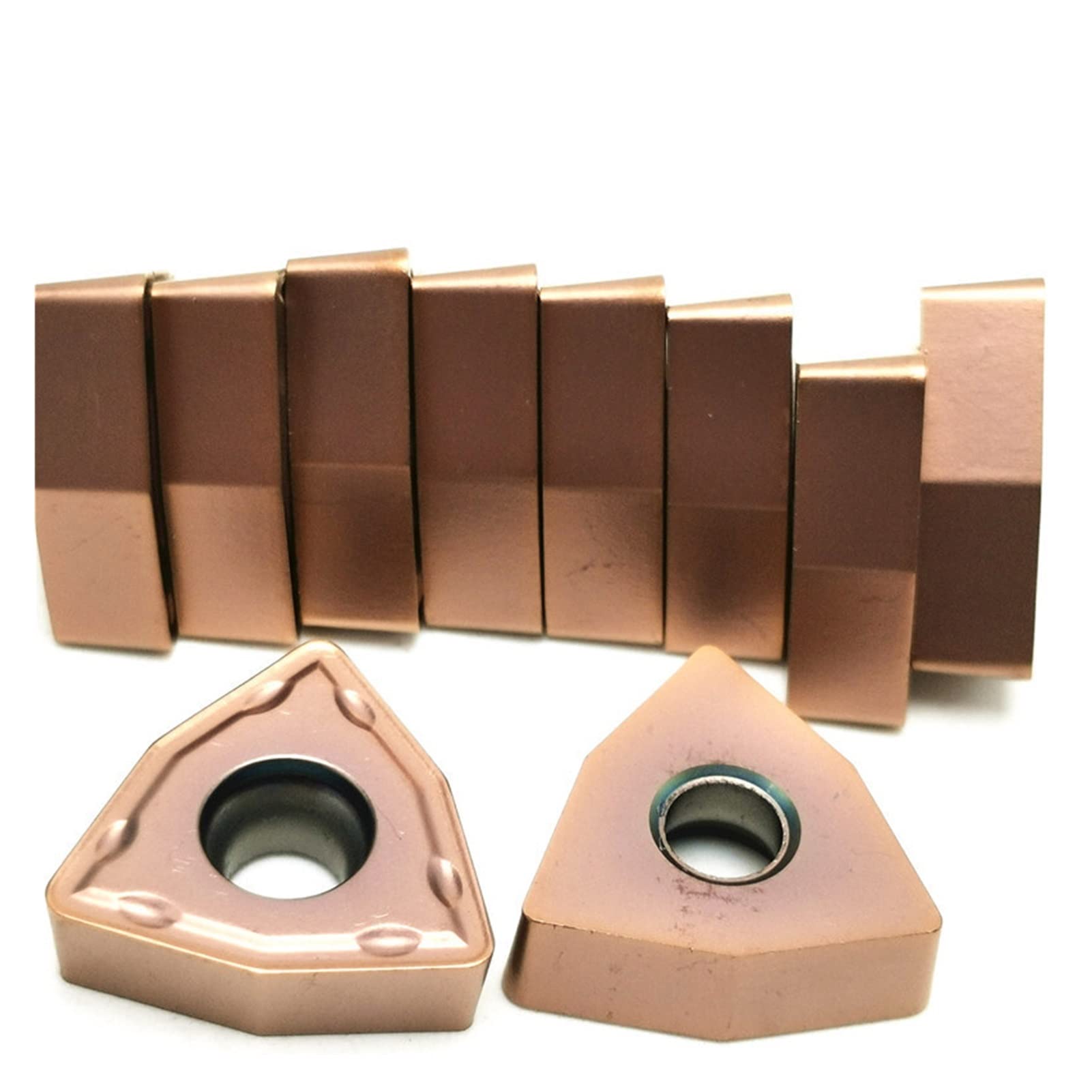 AHYYLKLPER WCMT080412 FN ACZ330 Carbide U Drill Turning Insert CNC Cutting Tool Metal Lathe Tool Turning Tool