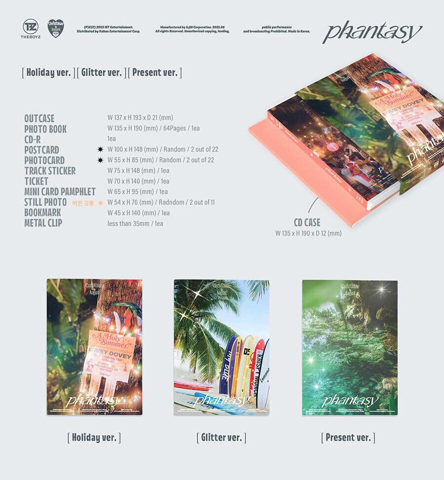 Miniatura 4 de THE BOYZ PHANTASY PART.1 CHRISTMAS IN AUGUST 2nd Full Album PRESENT Ver. K-POP SEALED