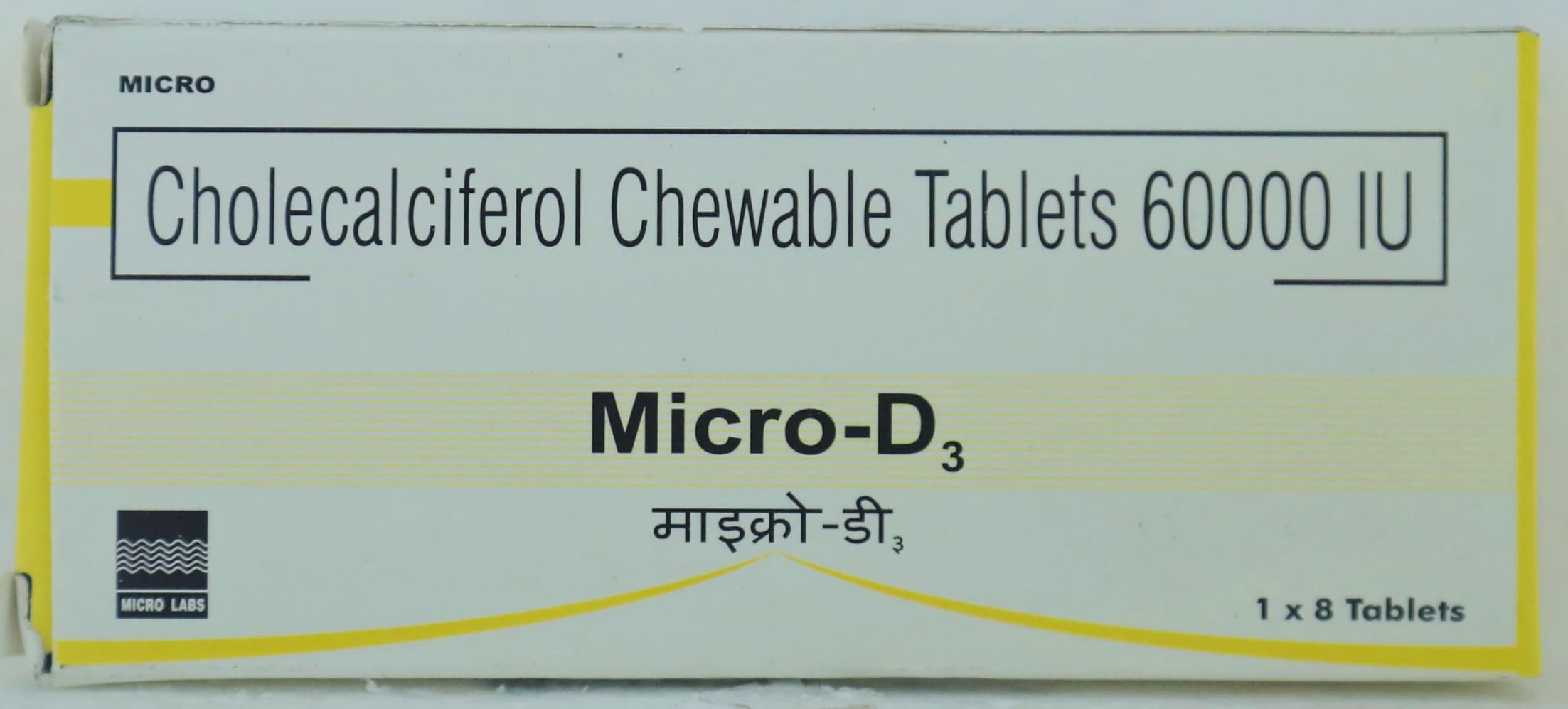 Micro-D3 - Strip of 8 Tablets