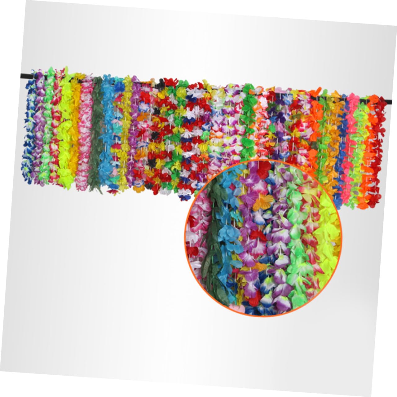 Collar De Guirnalda De Flores 42 Piezas Collar Hawaiano Hawaiana Guirnalda Hawaiana Guirnalda Luau Collar De Flores Constituir Guirnalda De Flores