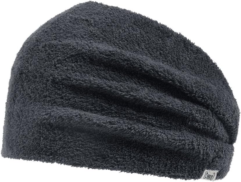 Headband Men Athletic Workout - Womens Headscarf Fitness Hair Sweat Band Exercise Moisture Wicking Elastic Running Casualbox Dark Grey