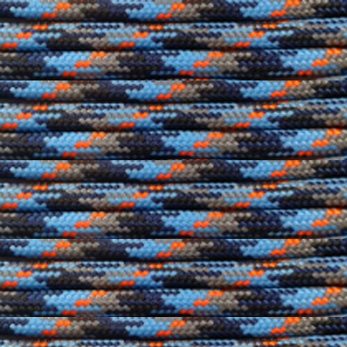 PARACORD PLANET 10 Feet Nylon 550Lb Type Iii 7 Strand Paracord Raven โ image 1