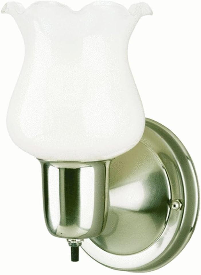 Westinghouse 66654 Corp 4-1/2-Inch Wall Bracket, Nickel , Red