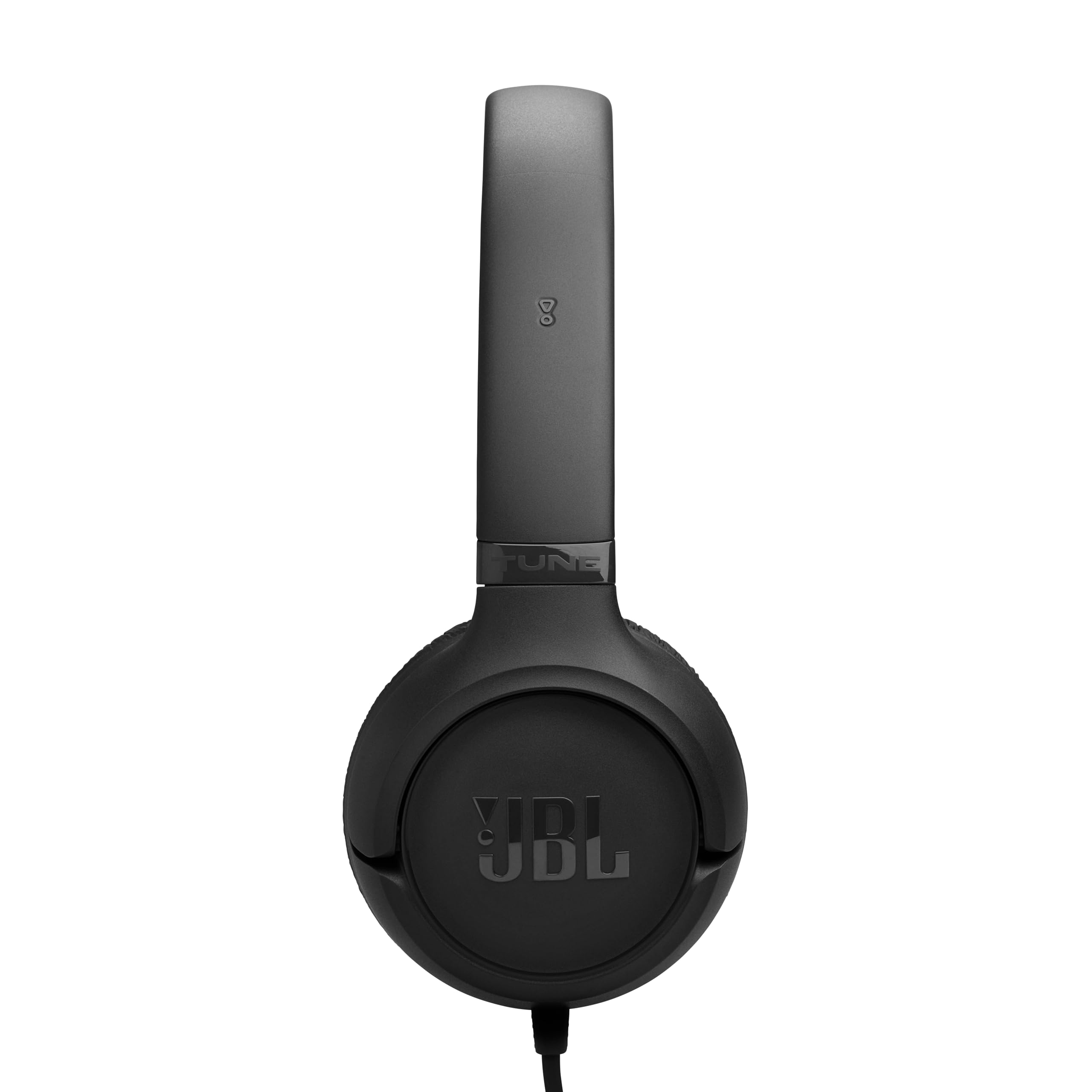 JBL Tune 530 Cuffie con Filo On Ear, Microfono, Suono JBL Pure Bass, Preimpostazioni EQ, Design Pieghevole e Cavo Anti-Groviglio, Nero